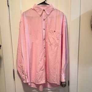 Wrangler Men's Tough Enough to Wear Pint Casual Button-Down Shirt Size L